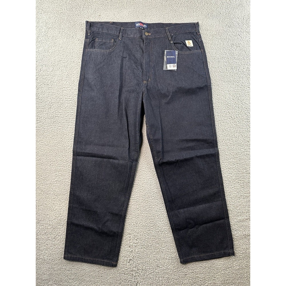 Bocomal FR Jeans Mens 42x30 Blue Denim Flame Resistant CAT 2 Workwear Work NEW